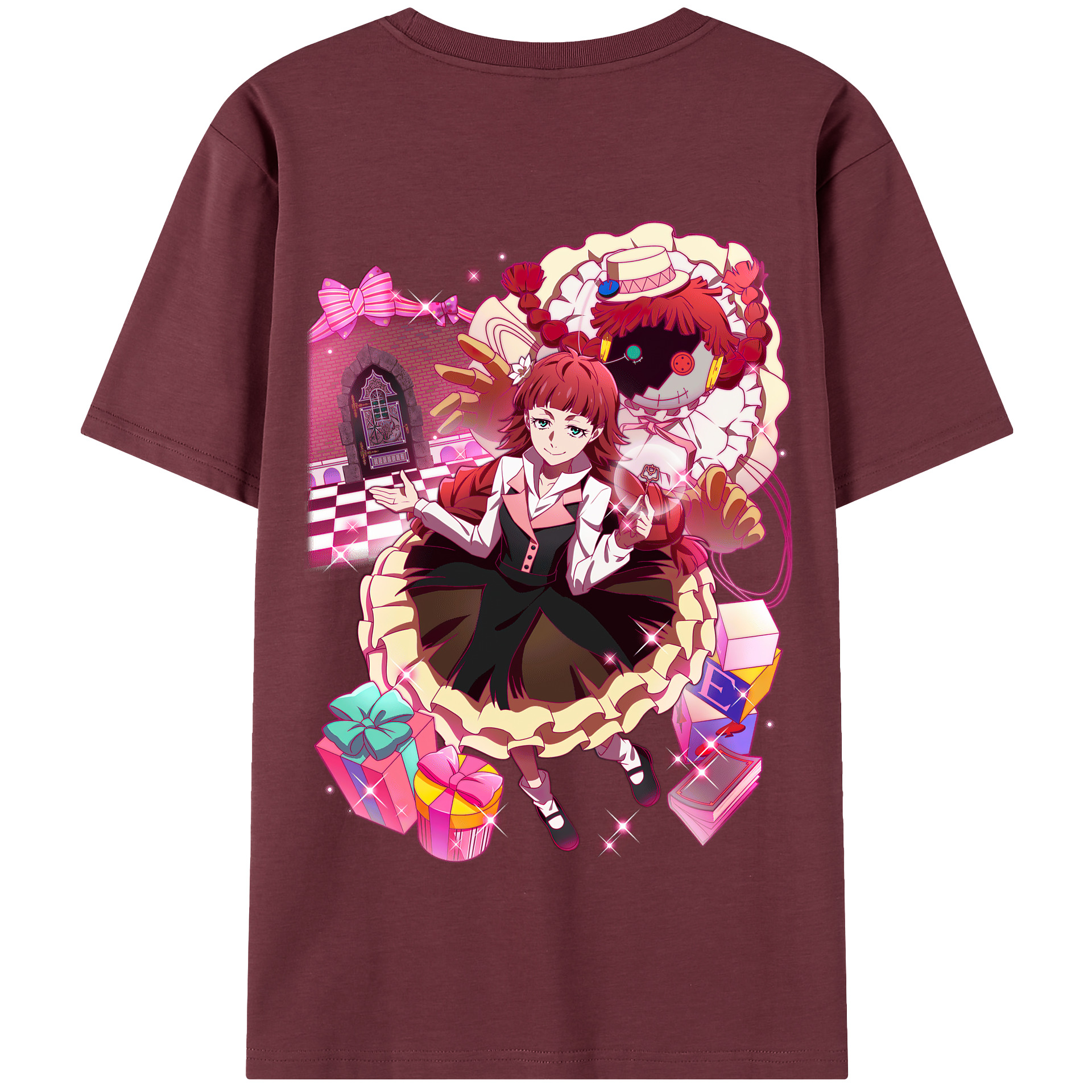 （画像用） 文豪ストレイドッグス Bungo Stray Dogs 綿100％半袖Tシャツ（背面プリント）